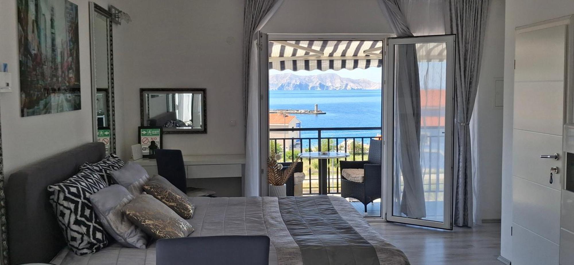 Beautyful Sea View 6 Luxury Studio Danijela 塞尼 外观 照片