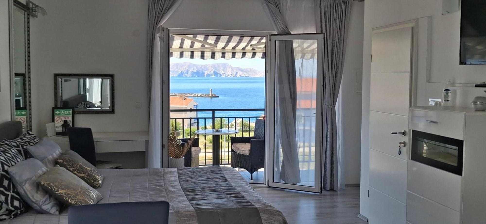 Beautyful Sea View 6 Luxury Studio Danijela 塞尼 外观 照片